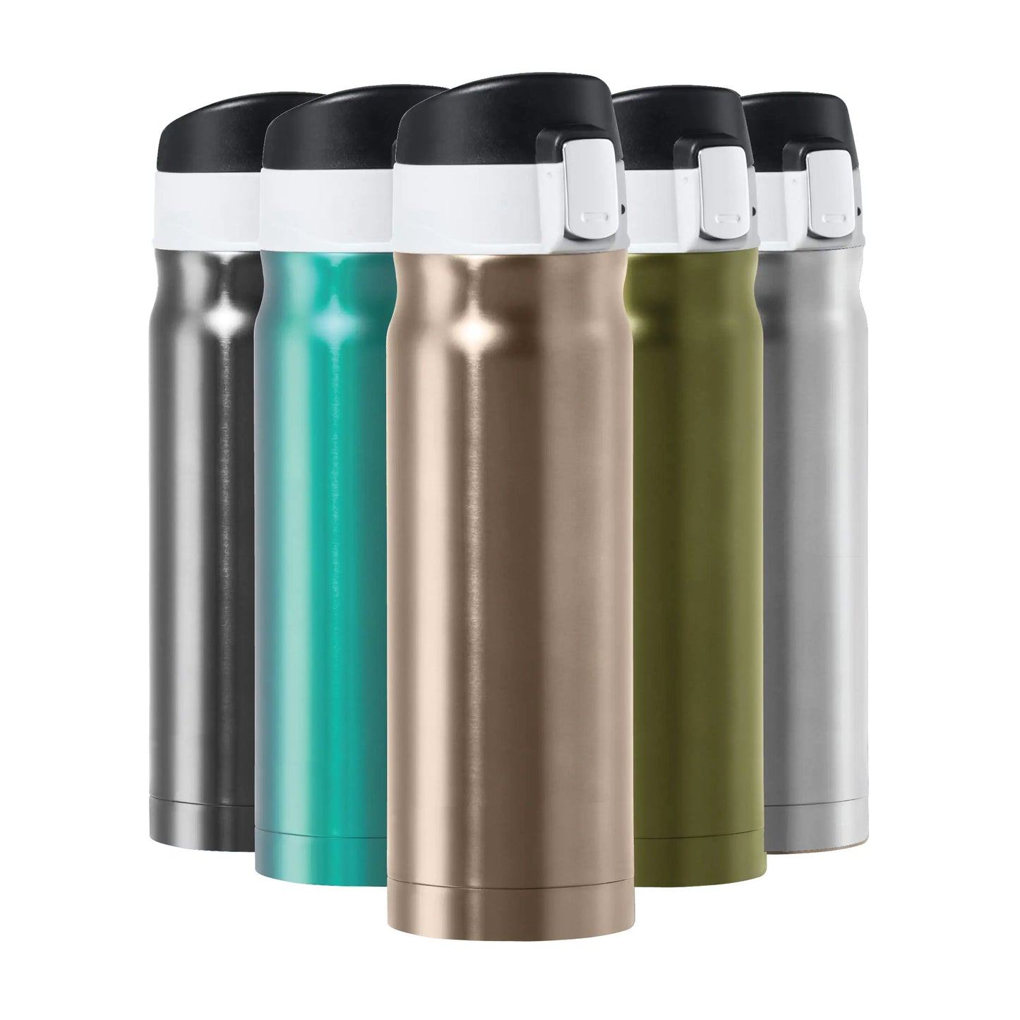 OGGI Caliber Stainless Steel Travel Water Bottles (17oz)